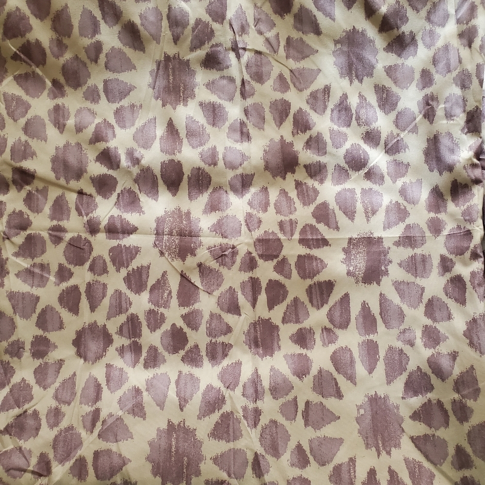 Oeko-Tex purple print shower curtain